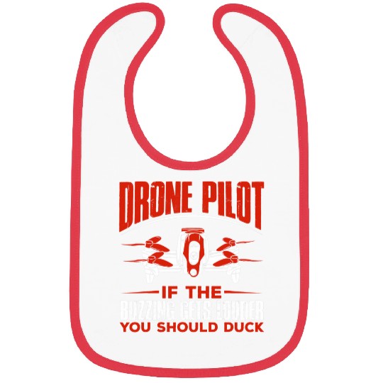 Drone Pilot Funny Drones Drone Pilot Quadrotor Bibs