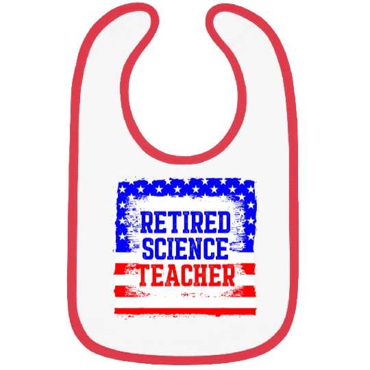 Retired Science Teacher Certified School Retirement Bibs