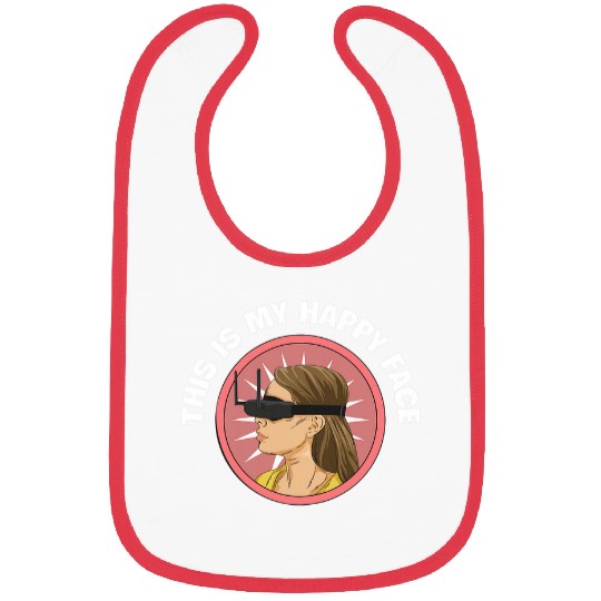 Womens Quadcopter Flying Quote for a Drone Pilot Woman Bibs