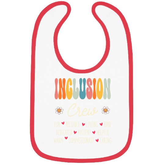Inclusion Crew Appreciation Week Back to School Bibs
