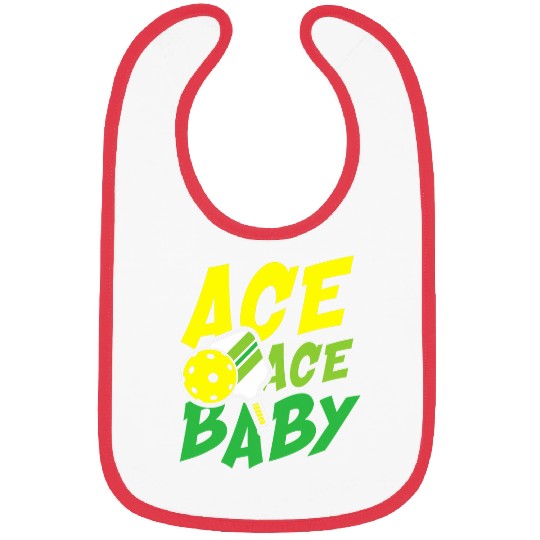 Ace ace baby for a Pickleball player Bibs