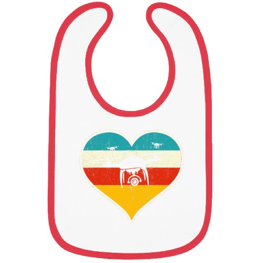 Drone Hearth Sunset Bibs