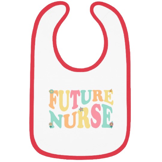 Future nurses Retro Groovy Nursing Student Future nurses Bibs