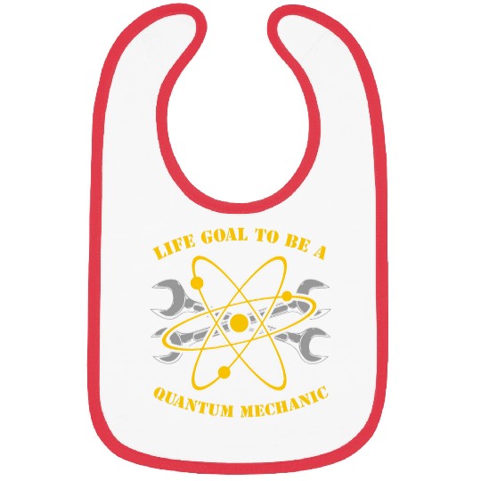 Funny Physicist Science Scientist Quantum Physics Bibs