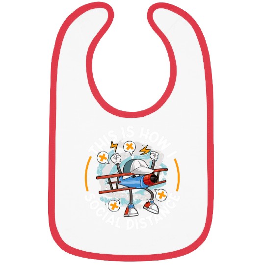 Future Pilot Aviation Airplane Airline Aviator Lifestyle 2 Bibs