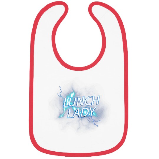 School Cafeteria Lunch Lady Of Tiny Humans 1 Bibs