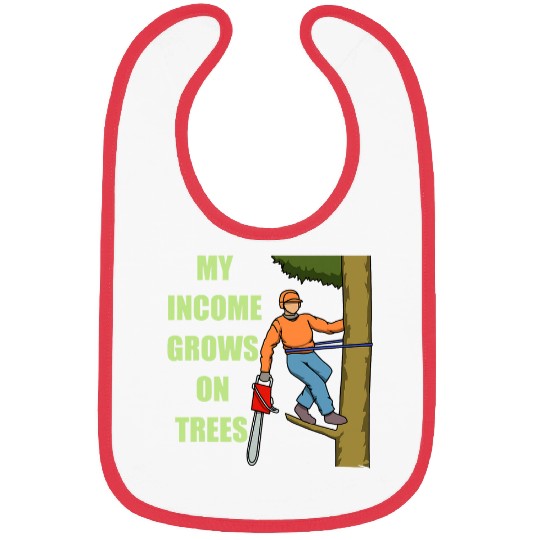Income Grows On Trees Arborist Tree Surgeon Bibs