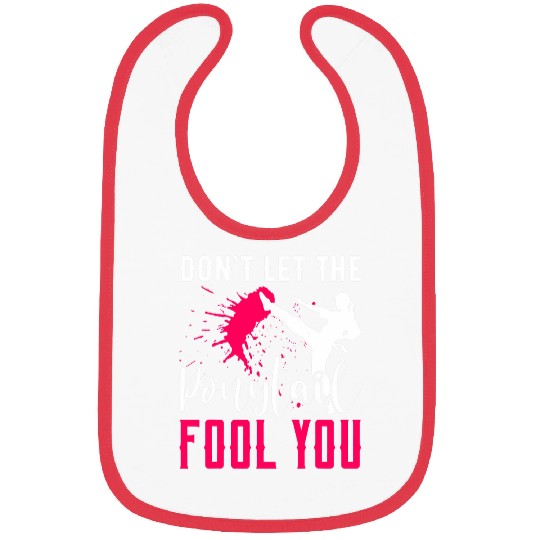 Dont Let The Ponytail Fool You Funny Karate 2 Bibs