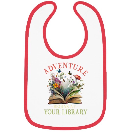 Adventure Begins At Your Library Summer Reading 2024 Flowers Bibs