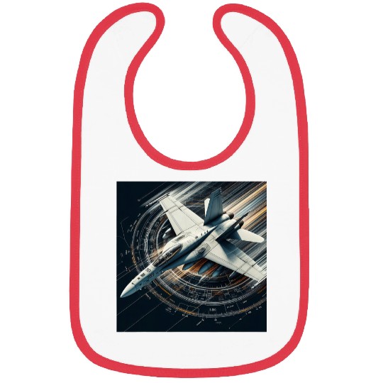 F18 FA18 Super Hornet Fighter Jet Naval Aviation Pilot Bibs