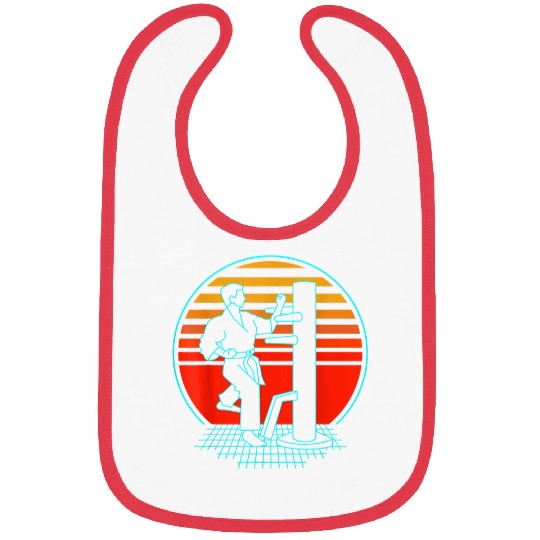 Retro 70s 80s Martial Arts Dummy Wing Chun Bibs