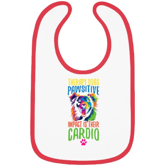 Therapist Pawsitive Impact Is Their Cardio Therapy Dog Bibs