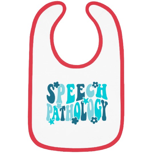 Groovy Retro Speech Therapy Therapist Speech Pathology Bibs
