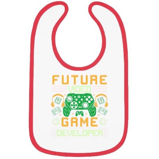 Future Video Game Developer Programmer Coding Gamer Bibs
