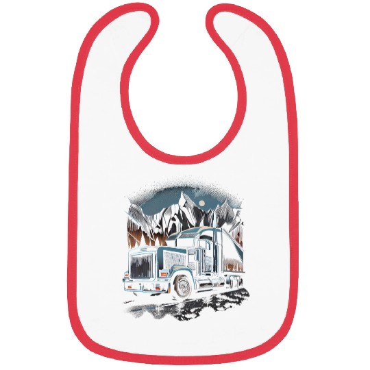 Truck Driver 18 Wheeler Trucker Bibs