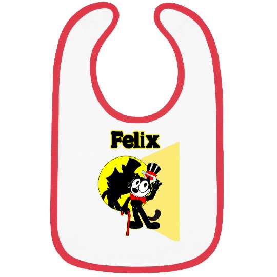 Felix Cartoon onStage in Spotlight Wears Bow Tie Top Hat Bibs
