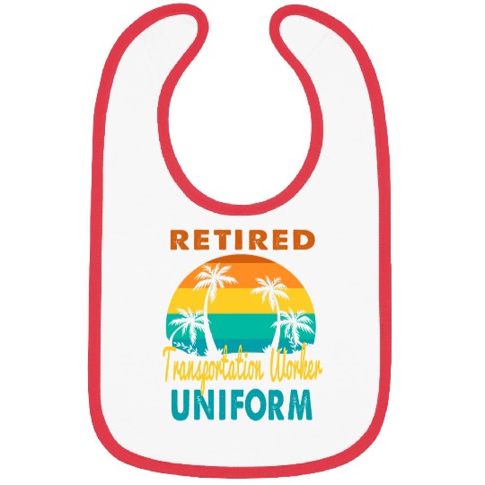 Retired Transportation Worker Uniform Tropical Retirement Bibs