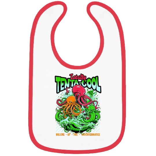 Totally TentaCool Funny Kraken Tentacles And Octopus Bibs