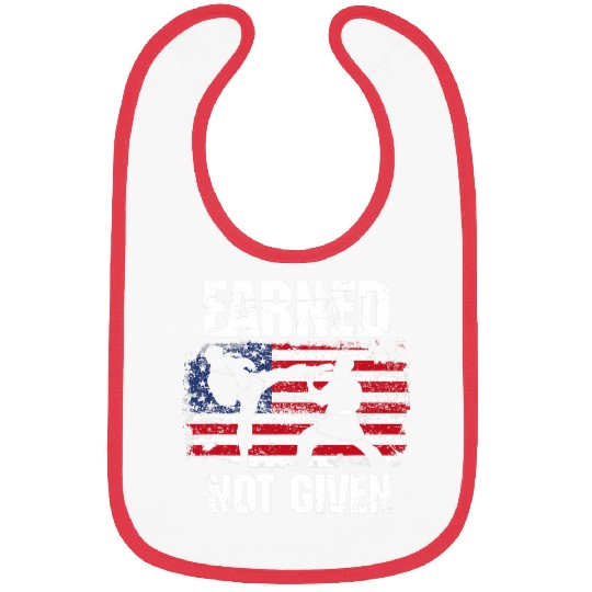 Earned Not Given Karate Fighter Martial Arts Bibs