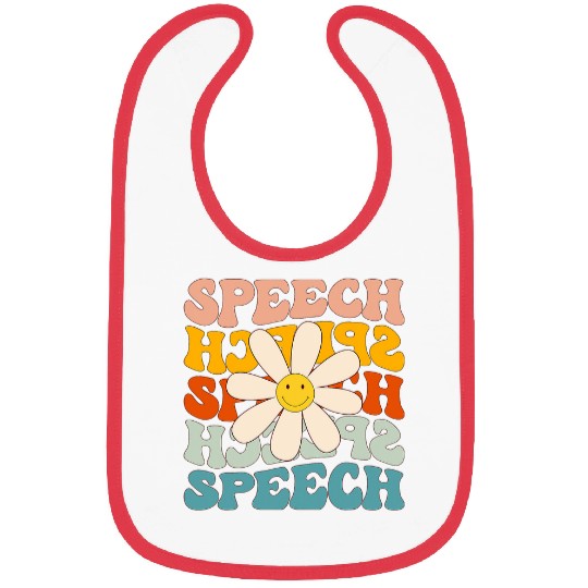 Speech Language Pathologist Groovy Speech Therapist Bibs