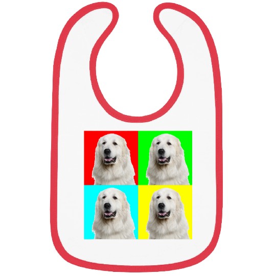 Pop Art Dog Great Pyrenees Bibs