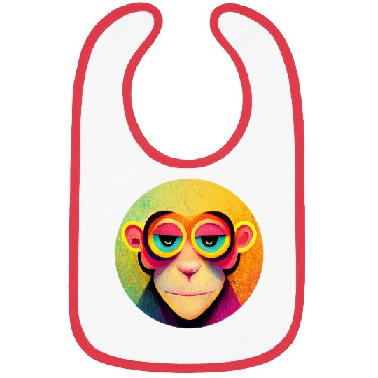 Funky Munky Space Pilot Monkey Bibs
