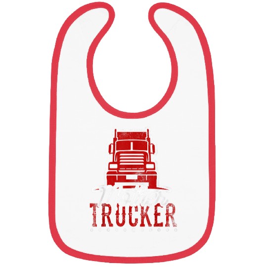 Truck Driver Mother Trucker 18 Wheeler Big Rig Bibs