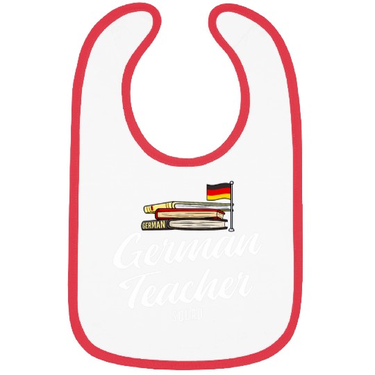 German Teacher Germany Flag Language Lesson Student 9 Bibs