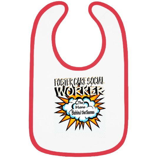 Foster Care Social Worker Funny Hero Job Bibs