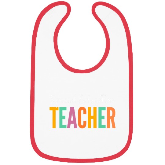 Special Education Teacher Life SPED Squad Speducator Retro Bibs