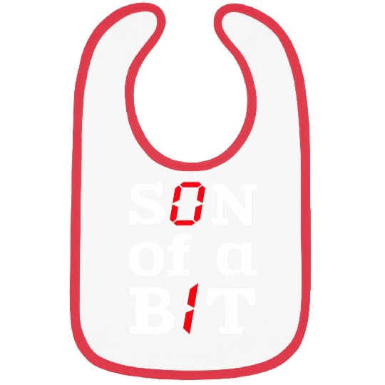 Son Of A Bit Computer Science Binary Code IT Tech Programmer Bibs