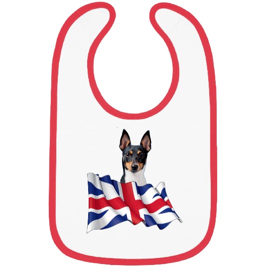 Union Jack Flag Dog Toy Fox Terrier Bibs