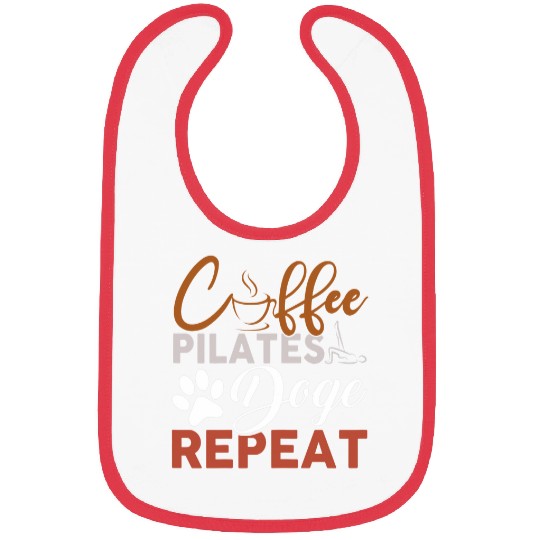 Womens Funny Instructor Pilates Exercise Lover Yoga Teacher Class 2 Bibs