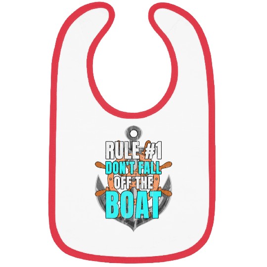 Funny Cruise s Rule 1 Dont Fall Off The Boat 2 Bibs