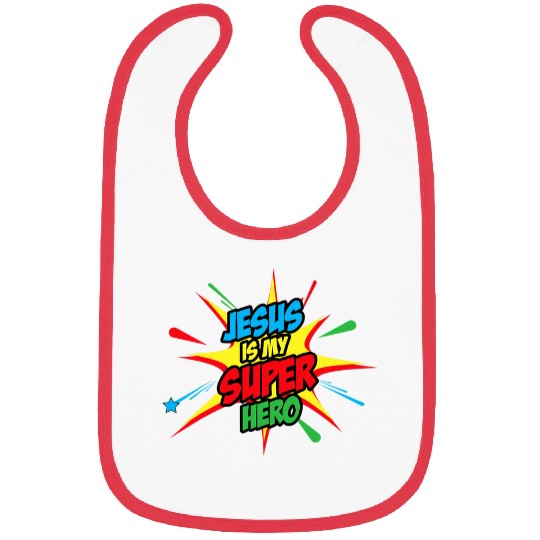 Jesus Is My Superhero Fun Powerful Christian Comic Book Bibs