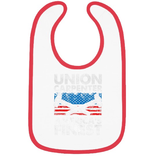 Union Carpenter Americas Finest Labor Day Union Worker 1 Bibs