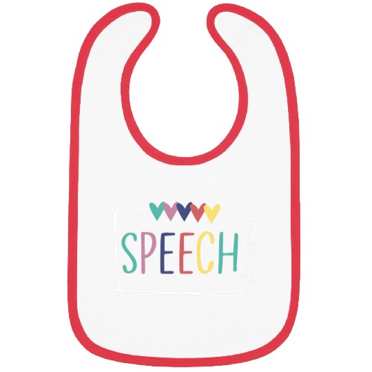 Speech Therapy Speech Language Pathologist Therapist SLP Bibs