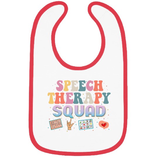 Speech Therapy Squad Occupational Therapy Funny Teacher Bibs