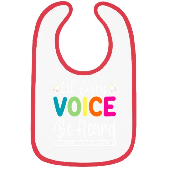 Speech Therapy Team SLP Therapist Speech Language Pathology Bibs