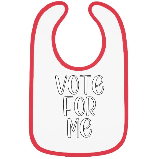 Vote For Me Election Day Student Council Apparel 5 Bibs