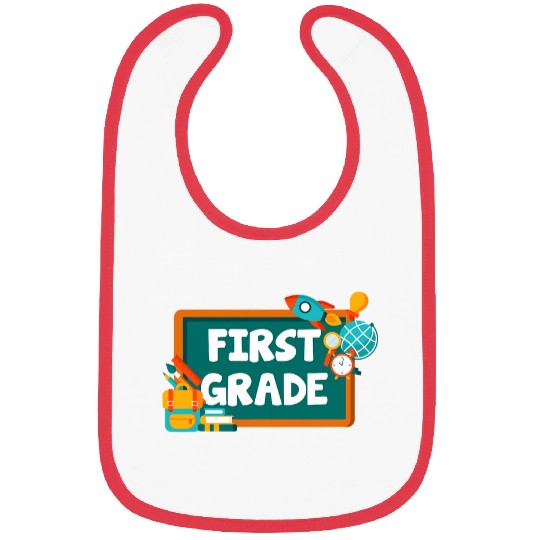 First Grade 1st Grade Teacher Appreciation School Bibs