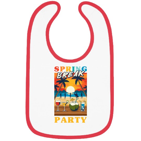 Spring Break Party Semester break Spring Break 5 Bibs