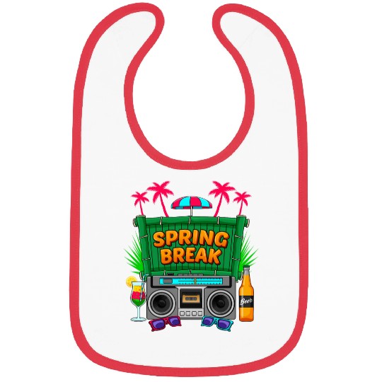 Spring Break Party Semester break Spring Break 3 Bibs