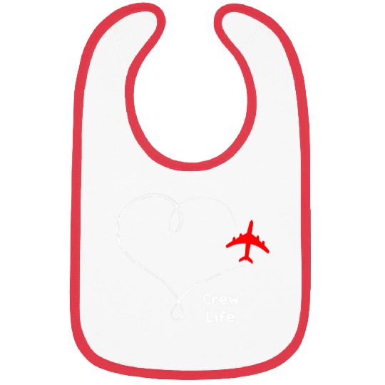 Flight Attendant Pilot Life Travel Crew Stewardess Bibs