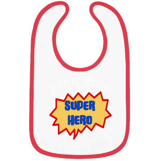 Comic Book Super Hero Funny Bibs