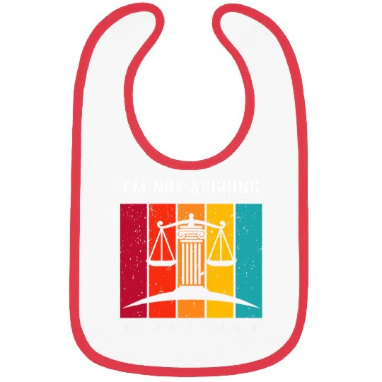 Im Not Arguing Im Practicing For Law School Student 1 Bibs