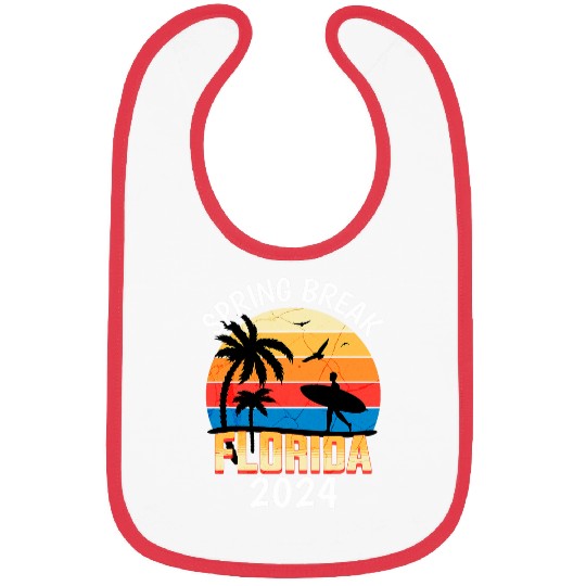 Spring Break Florida 2024 College Student Spring Break Bibs