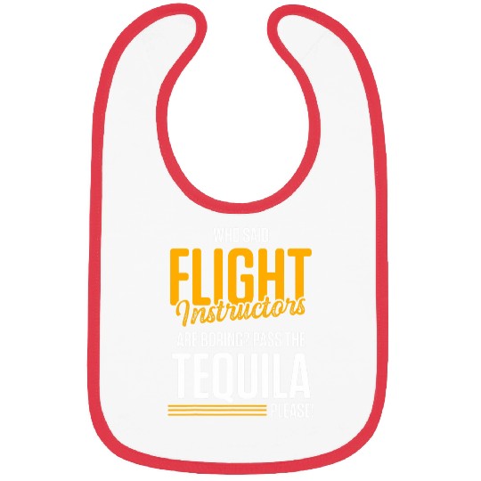 Flight Instructor Pilot Aviation Trainer 26 Bibs