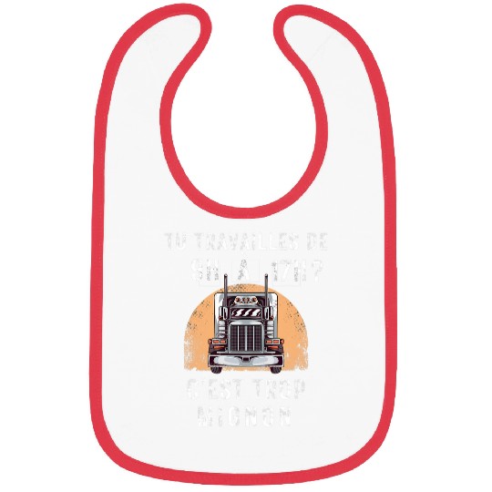 Mens Humour Driver Roadside Gift Dad Trucker Heavy Weight Bibs