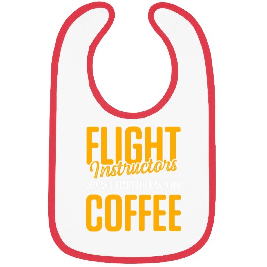 Flight Instructor Pilot Aviation Trainer 51 Bibs